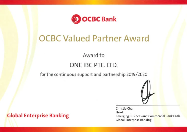 The 6th consecutive year One IBC is collaborating with OCBC Bank