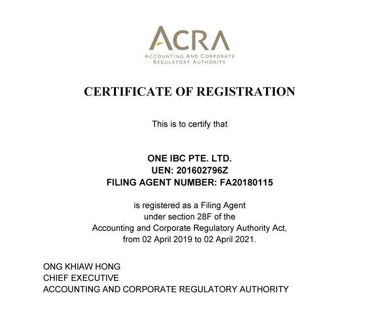 Certified Corporate Services Provider from 02 April 2019 to 02 April 2021