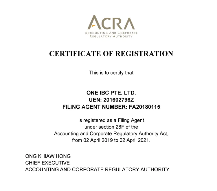 Certified Corporate Services Provider from 02 April 2019 to 02 April 2021