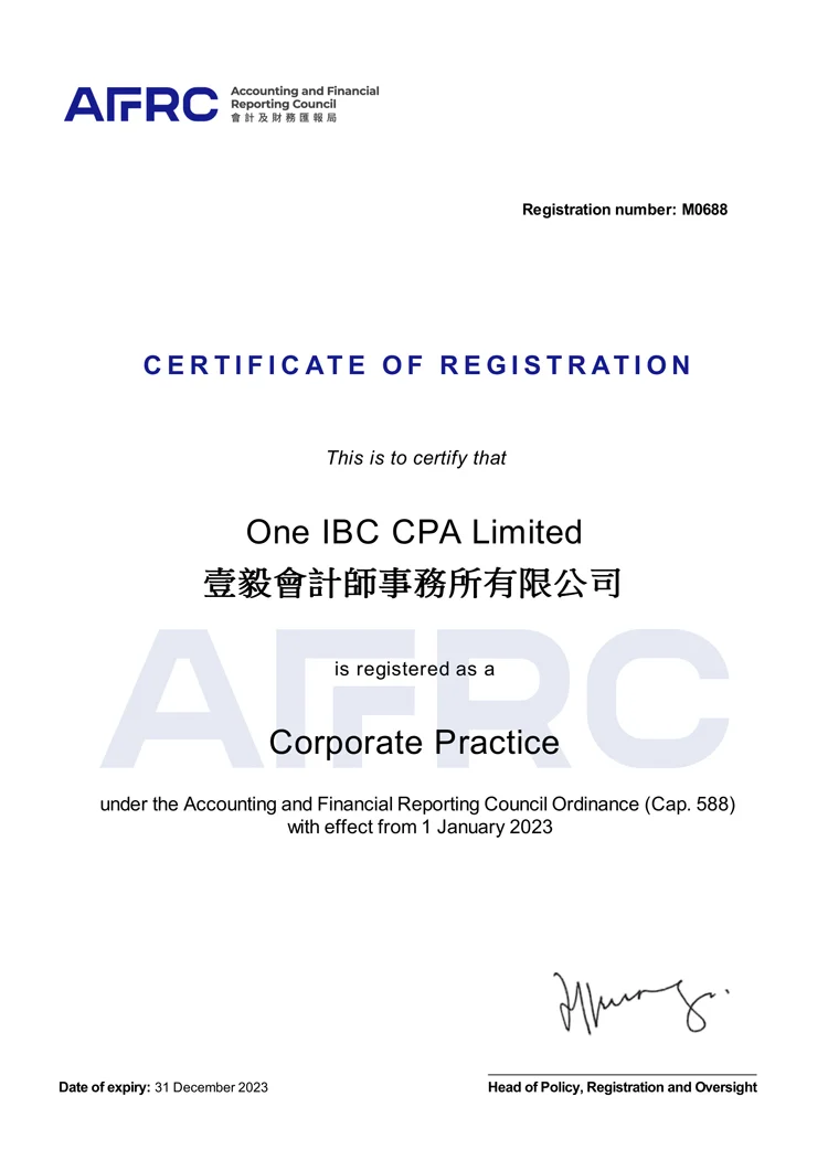 License CPA from 1 January 2023 to 31 December 2023